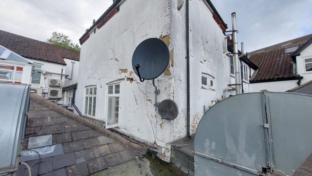 Exterior Wall Repair – Norwich City Centre